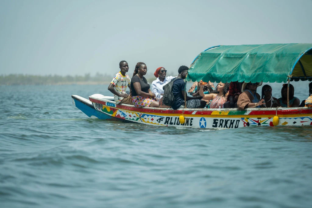 Balade en pirogue sur les bolongs de Ndagane